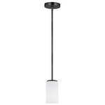 Alturas Mini Pendant - Midnight Black / Etched White