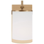 Hettinger Wall Sconce - Satin Brass / Etched White