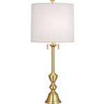 Arthur Table Lamp - Modern Brass / White