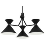 Cinch Chandelier - Matte Black / Matte Black