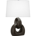 Fusion Table Lamp - Matte Coffee / Oyster Linen