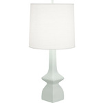 Jasmine Table Lamp - Matte Celadon / Oyster Linen