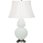 Double Gourd Table Lamp - Matte Celadon / Ivory Shade