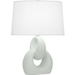 Fusion Table Lamp - Matte Celadon / Oyster Linen