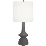 Jasmine Table Lamp - Matte Ash / Oyster Linen