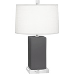 Harvey Accent Lamp - Matte Ash / Oyster Linen