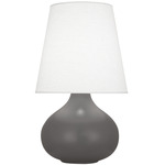 June Table Lamp - Matte Ash / Oyster Linen