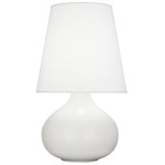 June Table Lamp - Matte Lily / Oyster Linen