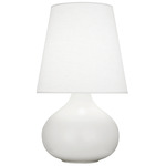 June Table Lamp - Matte Lily / Oyster Linen