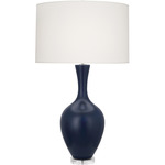 Audrey Table Lamp - Matte Midnight Blue / Fondine