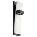 Dario Wall Sconce - Black / Satin Nickel / Matte White