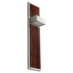 Guapo Wall Sconce - Satin Nickel / Walnut / Matte White