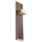 Guapo Wall Sconce - Aged Brass / Walnut / Matte White