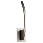Bolo Wall Sconce - Satin Nickel / Matte White