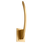 Bolo Wall Sconce - Aged Brass / Matte White