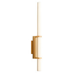 Wand Wall Sconce - Aged Brass / Matte White