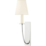 Iantha Wall Sconce - Polished Nickel / White