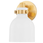 Elli Wall Sconce - Aged Brass / Opal Shiny