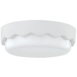 Wave Ceiling Light - White / Opal