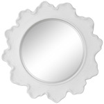 Sea Coral Wall Mirror - Matte White / Mirror