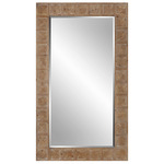 Ranahan Wall Mirror - Distressed Wood / Mirror