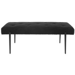 Olivier Bench - Satin Black / Black