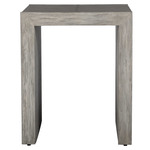 Aerina End Table - Aged Gray / Grey