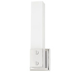 Jonah Wall Sconce - Polished Nickel / Etched Glass