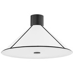 Forrest Ceiling Light - Soft Black / Linen