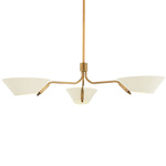 Sacramento Chandelier - Patina Brass / Sand