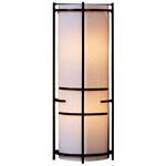 Extended Bars Wall Sconce - Bronze / White Art