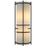 Extended Bars Wall Sconce - Natural Iron / Ivory Art