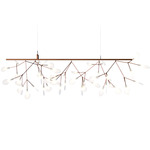 Heracleum III Endless Linear Suspension - Copper / White