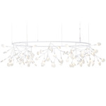 Heracleum III The Big O Chandelier - White / White