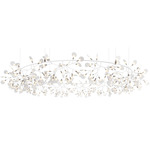 Heracleum III The Big O Chandelier - White / White