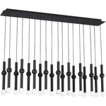 Guyed Linear Chandelier - Nightshade Black