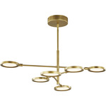 Spectica Chandelier - Plated Brass