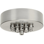 Line Voltage Mini Multi Port Canopy - Satin Nickel