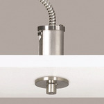 Line Voltage Port Alone Canopy - Satin Nickel