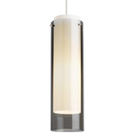Echo Grande Pendant - Satin Nickel / Smoke