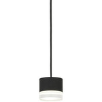 Gable Pendant - Nightshade Black / Clear