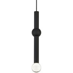Guyed Pendant - Nightshade Black / Clear