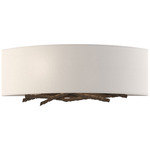 Brindille Horizontal Wall Sconce - Bronze / Flax