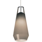 Lustra Monopoint Pendant - Chrome / Smoke