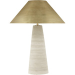 Karam Table Lamp - Cream / Natural Brass