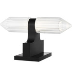 Langston Table Lamp - Plated Dark Bronze / Clear
