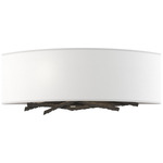 Brindille Horizontal Wall Sconce - Natural Iron / Natural Anna