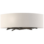 Brindille Horizontal Wall Sconce - Natural Iron / Flax