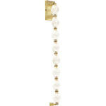 Collier Wall Sconce - Natural Brass / Clear