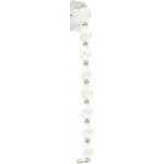 Collier Wall Sconce - Polished Nickel / Clear
